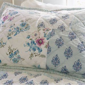 SOLD....Simply Shabby Chic Dascha Patchwork Pillow